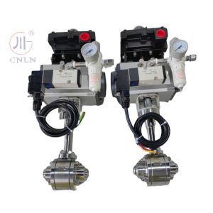 Buy cheap CF3/CF8 DN20 Stainless Steel Cryogenic Pneumatic Ball Valve For LNG/LOX/LN2/LAR/LCO2 Liquid Gas from wholesalers