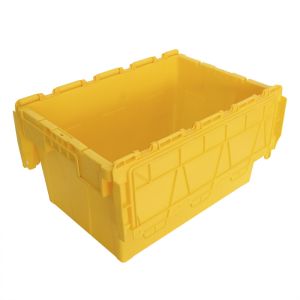 Buy cheap Accetable Tourtop Attached Lid Plastic Container Crate with ISO9001 Certificate from wholesalers