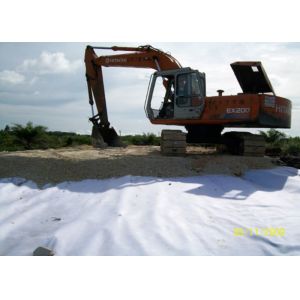 PET Needle Punched Non Woven Geotextile Filter Fabric For Slope 150G