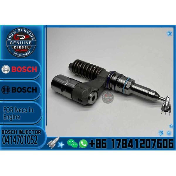 Quality 0414701013,0414701052,0414701083,42562791,500331074,2995480,2998526,5237178 genuine new fuel injector for Fiait Ivecio for sale