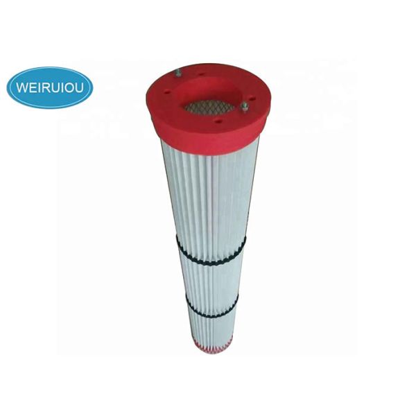 Quality 100KG Cylindrical Wam Silo Top Filter 1500m3/H Silo Filter Cartridge for sale