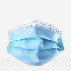 Buy cheap Free Sample Blue Procedural Face Masks With Earloops from wholesalers