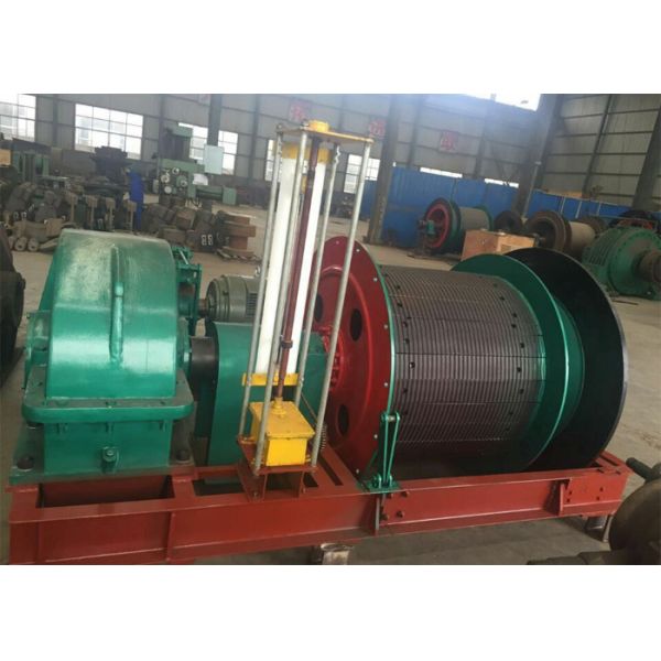 Quality 75KW Diameter 1.2m Width 0.87m Electric Winch Machine for sale
