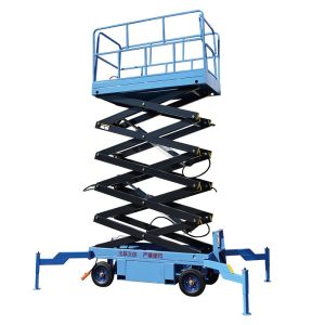 China All Round Small Electric Telescopic Winch Manual Scissor Scaffold Lift Boom Lift Elevator Aerial Work Platform System on sale