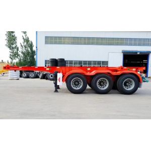 Buy cheap Heavy-Duty Container Chassis Semi-Trailer Truck Optimal Strength for Global Shipping from wholesalers
