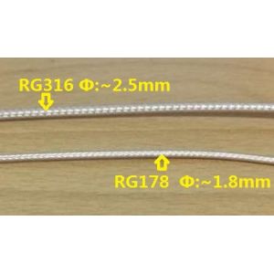 Pigtail Cable RG178 coaxial cable 50 ohm military standard for WIFI Wireless LOW
