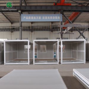 Connecting Room Prefab Folding Container House Removable Partitions Fire