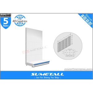 Buy cheap Europe Style Single Side Shop Display Racks Shelving With Perforated Back Panel from wholesalers