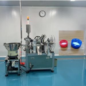 Buy cheap Non-standard automated cap lining machine, controlled by PLC, can be customized according to customer requirements from wholesalers