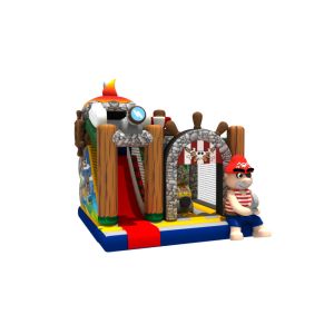 Buy cheap Pirate Themed Thick PVC Material Inflatable Jump House Combo Multi - Play from wholesalers