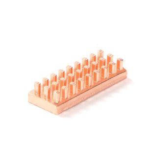 China Practical Anodizing Copper Heat Sink Multipurpose Rectangle Shape on sale