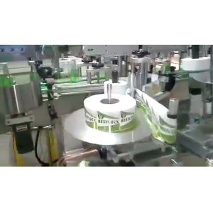 2sides Neck Label Applicator Machine For Bottles Factory Price Automatic