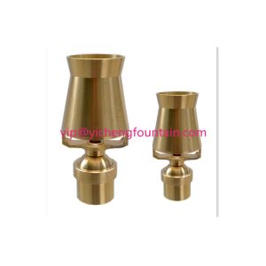 Buy cheap Adjustable Cascade Water Fountain Nozzles Fountain Ice Tower Head Brass Material from wholesalers