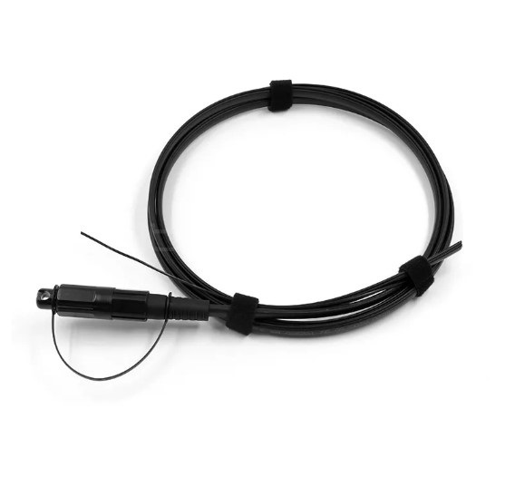 Buy cheap OptiTap SC/APC Outdoor Toneable Flat Drop Cable, OS2 G.657.A1 Single Mode, PE Jacket, 3M from wholesalers