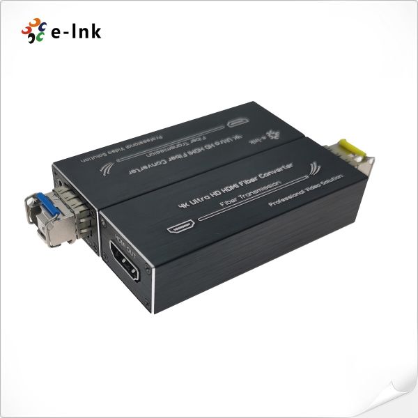 Quality 4K HDMI Fiber Extender Single Mode Single Fiber Transmitter & Receiver LC 20KM for sale