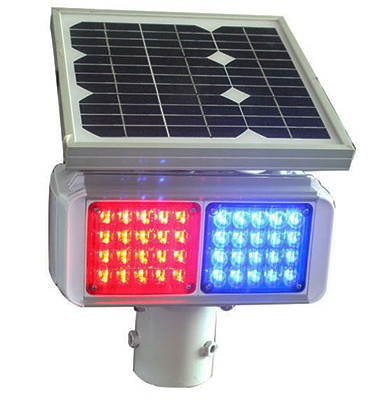 Buy cheap 12V 7AH Aluminum Solar Warning Lights Monocystalline panel Flashed from wholesalers