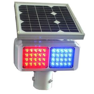 Buy cheap 12V 7AH Aluminum Solar Warning Lights Monocystalline panel Flashed from wholesalers