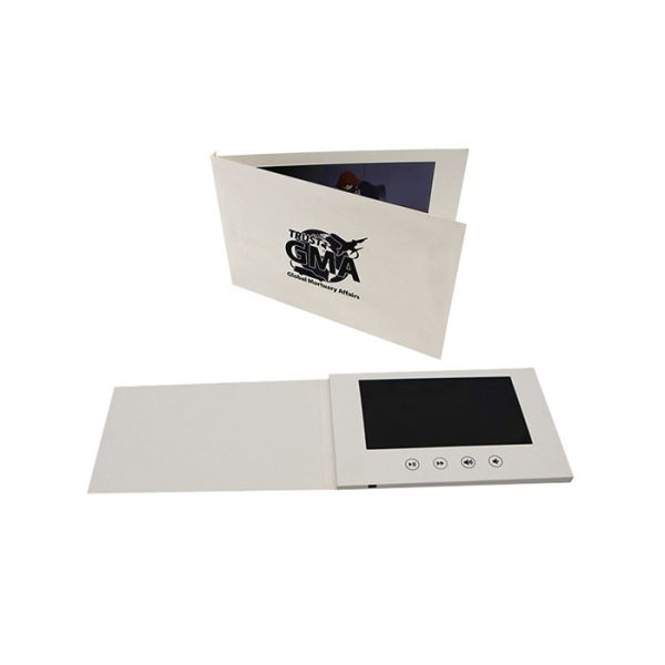 Buy cheap Advertising Invitation Bespoke Video Brochures With Rechargeable Battery from wholesalers