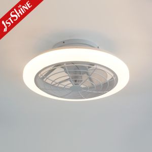 Metal Body Material 20" Small Space Ceiling Fan with 40W LED Lighting and