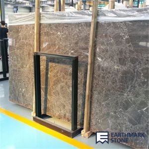 Buy cheap Dark Emperador Brown Marble Slab from wholesalers
