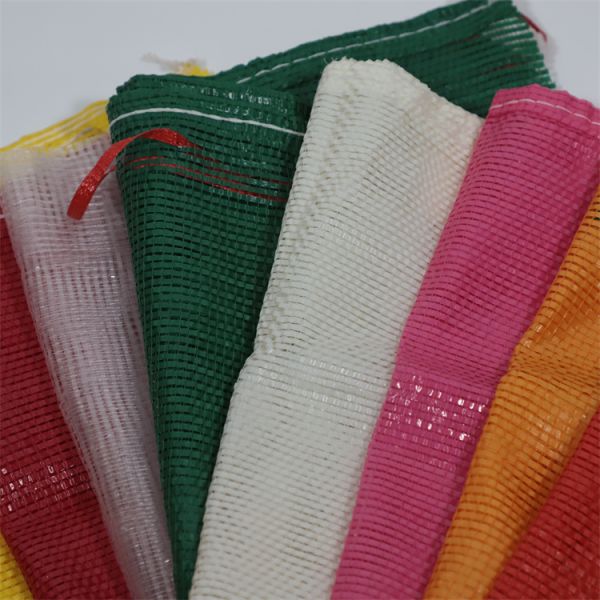 PP Leno Mesh Bags for Potatoes Onions Garlic and Other Vegetables Swing Bottom Sewing