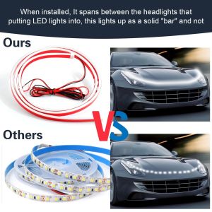 Buy cheap LED Hood Light Strip Suitable for External Car Hood Waterproof Daytime Running Lights from wholesalers