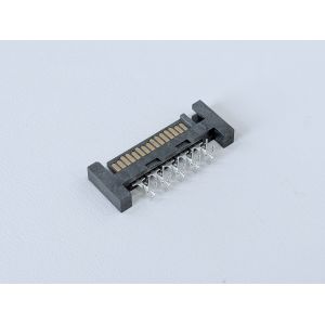 Buy cheap SATA 15P Male Connector | Crimp-Type Terminal 15µ” Gold Plated | Electrical Electronic Signal PCB Wire Cable Connector for Server, Automotive, Power Transmission from wholesalers