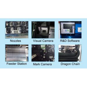 Buy cheap SIRA 90000CPH SMT Pick And Place Machine 5mm PCB Adjustable from wholesalers