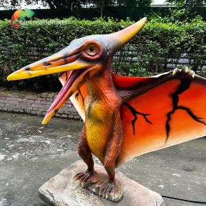 Animatronic Pterosaur Simulation Animatronic Dinosaur For Them Park Attraction