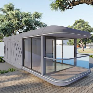 Buy cheap Fiberglass Modular Capsule House Portable With MGO Board Floor from wholesalers