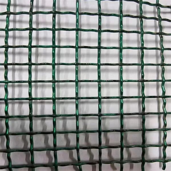 Corrosion-Resistant Crimped Woven Stainless Steel Wire Mesh with Square Holes