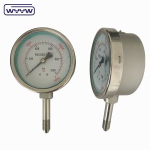 Stainless Steel High Pressure Gauge Manometer With UNF9/16 Connection