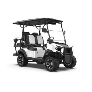 Buy cheap Lifted Black White Cool Electric Golf Cart With Disc Brake And Lithium Battery Max Speed 35km/H Road Legal from wholesalers