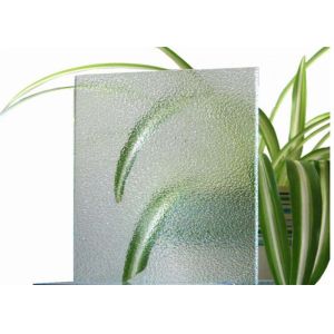 Buy cheap Diamond / Nashiji Decorative Patterned Glass Flat Shape For Construction from wholesalers