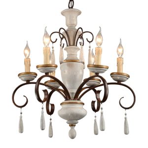 Buy cheap Antique Rustic wood and iron chandelier (WH-CI-29) from wholesalers