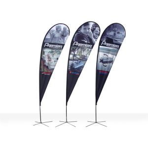 Buy cheap Digital Printed Feather Teardrop Advertising Flags Personalized Graphics from wholesalers