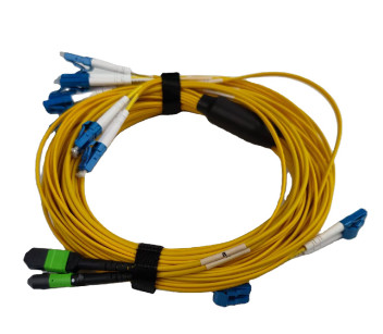 High Quality SM SX Jumper MTP/MPO - LC Cable 24 Fiber PVC/LSZH Fiber Optic Patch