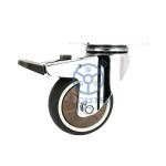 Buy cheap Silent Furniture Casters 3 Inch TPR Soft Wheels Swivel Plate Ball Bearing Casters With Brakes from wholesalers