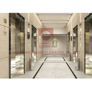 Business Passenger Elevator Stainless Steel Energy Saving Environmental