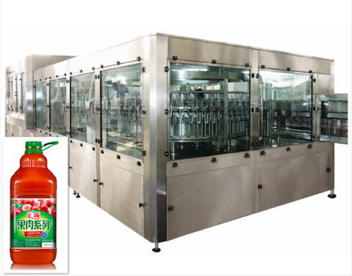Buy cheap Ultra Clean Juice Filling Line With Stainless Steel Spring Pressing Structure from wholesalers