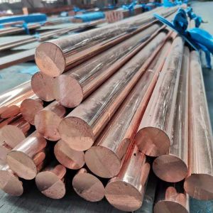 Pure Solid Copper Round Bar C10100 Oxygen Free TU0 / C110