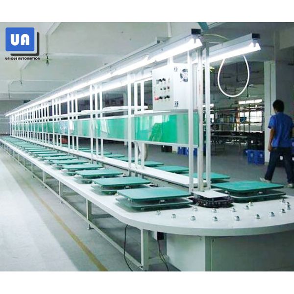 Quality General SMT Production Line 750mm Height Nylon Chain Aluminium Profile Frame for sale
