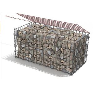 Buy cheap 3m X 1m X 1m Welded Gabion Mesh Galvanized For River Bank Protection from wholesalers
