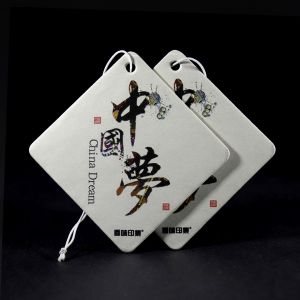 Buy cheap Hanging Absorbent Cotton Paper Air Freshener Both Sides Printing from wholesalers