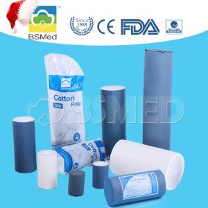 Buy cheap Surgical Pure Cotton Wool Roll 100g 23g/min Absorbent Medical Consumable from wholesalers