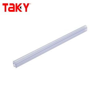 Buy cheap Clear PVC Shower Door Seal Strip 10mm Transparent Black from wholesalers