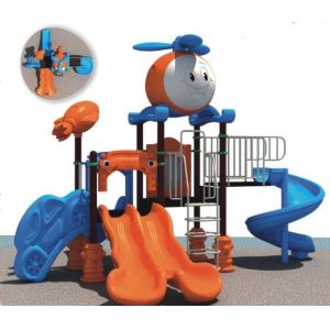 Buy cheap outdoor playground equipment with plastic slide and tube slide from wholesalers