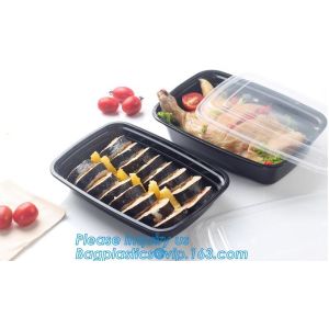 Food Grade Plastic Sushi Tray Set Full Printed Sushi Trays With Lids Customize