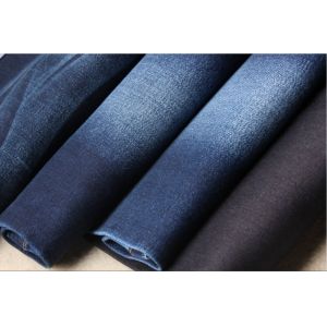 Buy cheap Tencle Cotton Material Denim Fabric Jeans Heavy Dark Blue from wholesalers