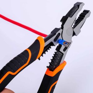 62 HRC Multi Function Combination Pliers High Leverage End Cutting Pliers